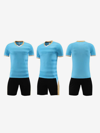Hellschiefergrau Herren-Fußballuniform für Erwachsene und Kinder Training atmungsaktiv Sport-Fußball-Activewear