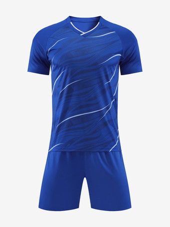 BluSet di uniformi da calcio traspiranti per adulti uniformi da allenamento per uomo