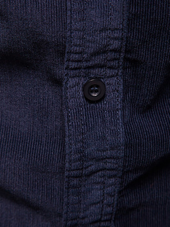 メンズシャツ コットン スリムフィット カジュアル 長袖シャツ