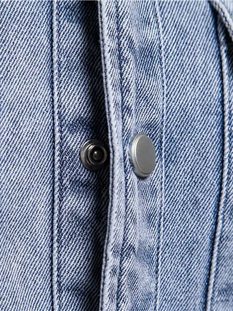 メンズ デニムシャツ トップス カジュアル ラペル デニムシャツ ポケット付き