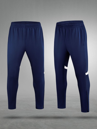 Dark NavyMen's Trousers Chic Geometric Natural Waist Set Black Men's Pants