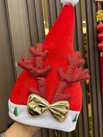 ホワイト ぬいぐるみクリスマス帽子 サンタクロース 雪だるま帽子 ホリデーギフト クリスマスオーナメント