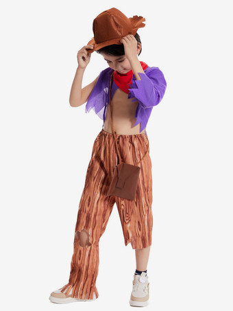 子供用コスチューム パープル クラバットパンツセット