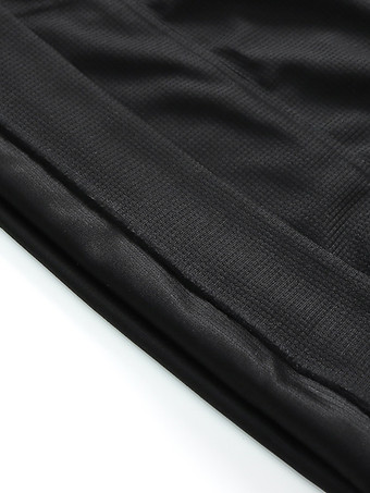 Ensemble De Sport À Capuche Pantalon Noir Football Entraînement Confortable