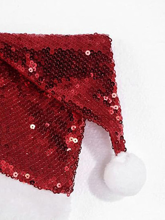 女の子のクリスマスセット 赤い帽子のドレス ポリエステル クリスマス ホリデー コスチューム