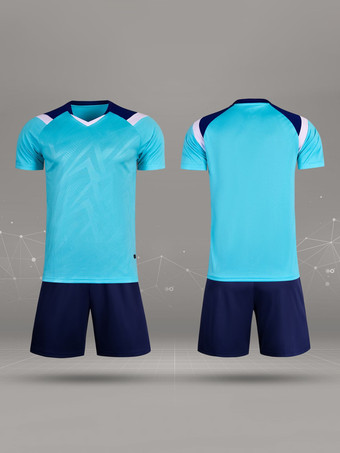 ティールメンズ フットボール ジャージ 大人用 スポーツ 通気性 トレーニング 半袖 トップとショーツ