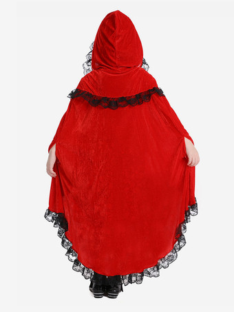 子供用コスチューム レッドセット 子供用マントドレス