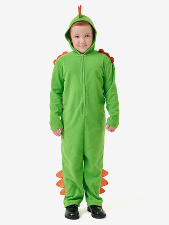 グリーン ワンジー グリーン 恐竜 服 コスチューム 子供用 グリーン セット 子供用 ジャンプスーツ