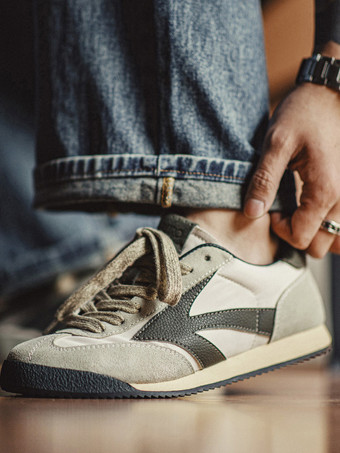 メンズスニーカー 快適なラウンドトゥ バスケット スポーツシューズ