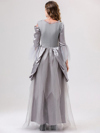 Disfraces retro Vestido elegante gris Disfraces festivos