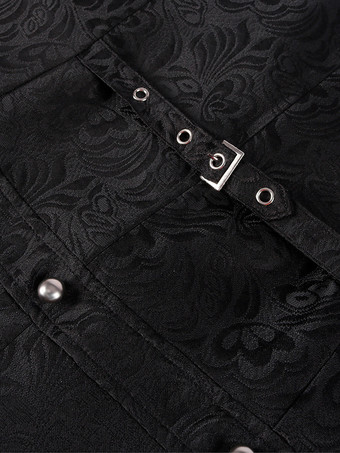 男性用ブラック ヴィンテージ ポリエステル ノースリーブ レトロ コスチューム