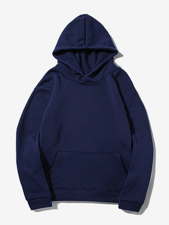 ダークネイビーメンズ スウェットシャツ プラスサイズ ベルベット パーカー カジュアル ジャケット