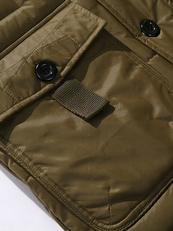 メンズ ミドル丈 パーカーコート ゆったり コットンコート プラスサイズ フード付き 冬用コート