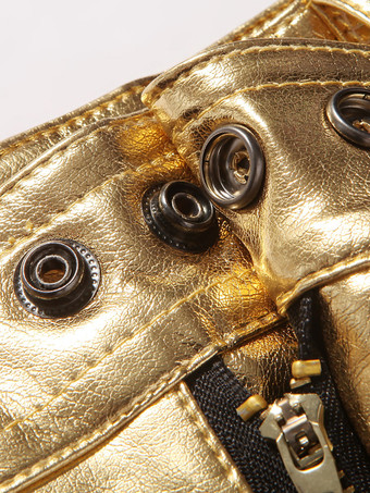 メンズ パフォーマンス ナイトクラブ 光沢パンツ ゴールドスタンプ カジュアルパンツ