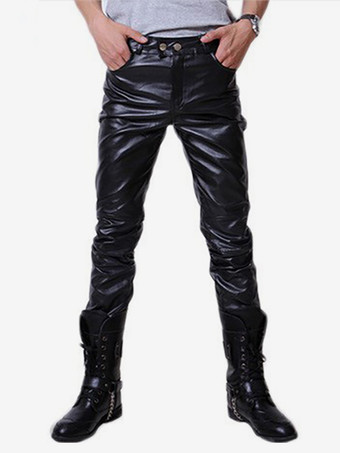 メンズ パフォーマンス ナイトクラブ 光沢パンツ ゴールドスタンプ カジュアルパンツ