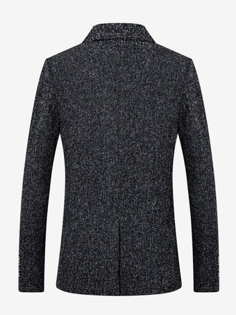 メンズ ブレザー ジャケット スリムフィット シングルボタン トップ