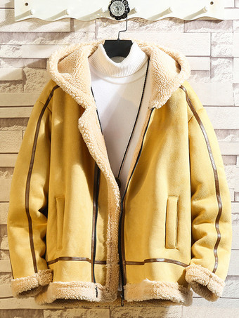 カーキ メンズ ゆったり 冬コート 大きいサイズ 綿入りジャケット