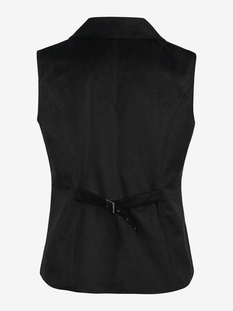 バーガンディ ヴィンテージ ポリエステル ノースリーブ レトロ 男性用コスチューム