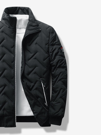 メンズ 冬コート スタンドカラー カジュアル 暖かい ベースボールジャケット