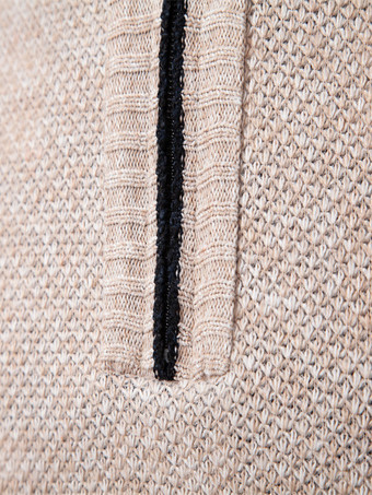 メンズ スリム スタンドカラー セーター ニット カジュアル 長袖 プルオーバー