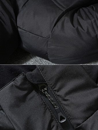 メンズ 冬用ジャケット ショート丈 厚手 長袖 暖かいコート