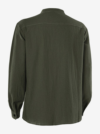 グリーン ヴィンテージ ポリエステル 長袖 レトロ 男性用コスチューム