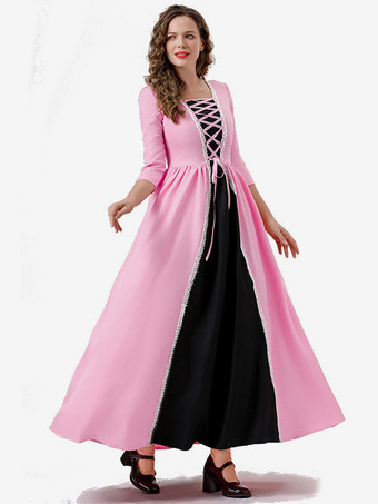 プリンセスドレス ピンク パレス パーティーローブ マジシャン ロングドレス