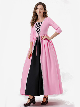 プリンセスドレス ピンク パレス パーティーローブ マジシャン ロングドレス