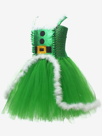 女の子のクリスマスセット 赤いドレス マント 帽子 ポリエステル クリスマス ホリデー コスチューム