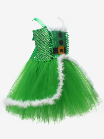 女の子のクリスマスセット 赤いドレス マント 帽子 ポリエステル クリスマス ホリデー コスチューム