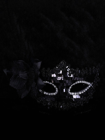 ブラック マスク合成仮面舞踏会コスチュームアクセサリーセクシーな女神パーティーマスク