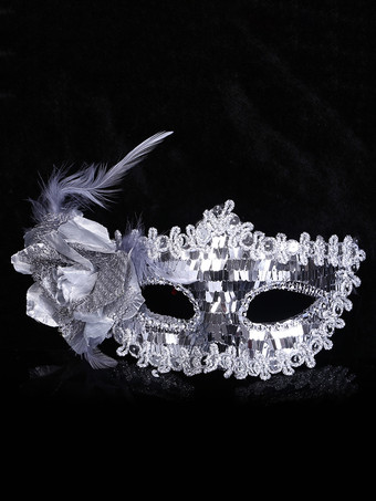 シルバー マスク合成仮面舞踏会コスチュームアクセサリーセクシーな女神パーティーマスク
