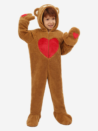 子供用ハロウィンコスチューム ブラウン 大人用ポリエステル繊維 ポリエステルジャンプスーツ
