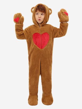 ブラウン子供用ハロウィンコスチューム ブラウン 大人用ポリエステル繊維 ポリエステルジャンプスーツ