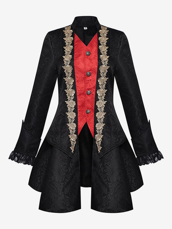 レッド ブルゴーニュ レトロ コスチューム レディース ポリエステル トップ ヴィンテージ マリー アントワネット コスチューム 仮面舞踏会 ドレス