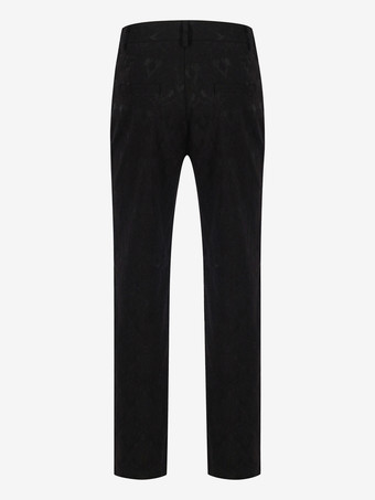 ブラック ヴィンテージ ヴィンテージ ポリエステル ポリエステル繊維 パンツ 男性用 レトロ コスチューム