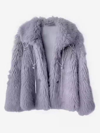 ゴシックロリータコート パープルコート チェーンオーバーコート ポリエステル 秋ロリータアウター