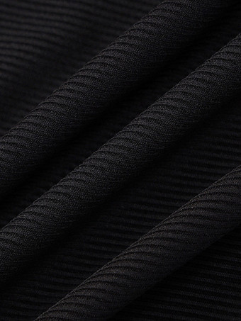 ボディコンドレス ブラック ハイカラー フロントスリット ハイスリット シック ロングスリーブ ペンシルドレス