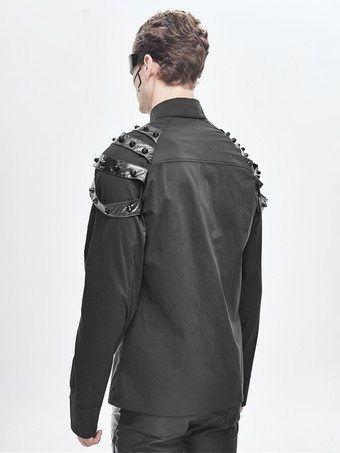 ハロウィン サイバーパンク ダーク ラグランスリーブ 長袖 メンズ トレンディ シャツ