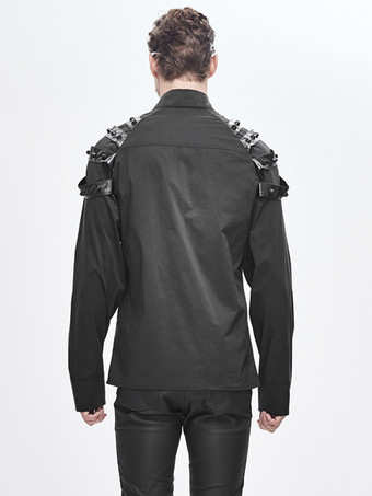 ハロウィン サイバーパンク ダーク ラグランスリーブ 長袖 メンズ トレンディ シャツ