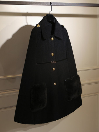 女性用アウターウェア カラーブロック ターンダウンカラー サッシュ カジュアル レイヤード バーガンディ ラップコート