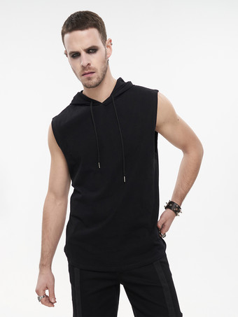 ハロウィン ロックパンク メンズ ベスト ノースリーブ ルーズ スチームパンク ウエストコート コスチューム トップ