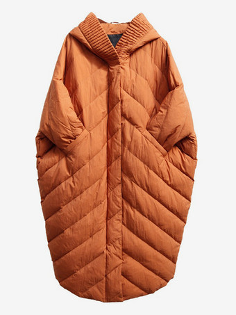 女性用ダウンジャケット シックなポリエステル