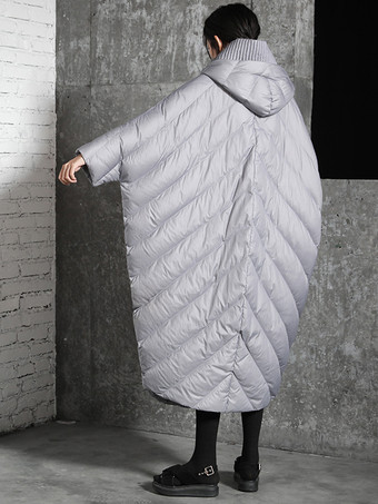 女性用ダウンジャケット シックなポリエステル