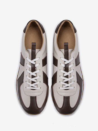 メンズスニーカー 快適なレザー ポインテッドトゥ バスケット ソップルトシューズ