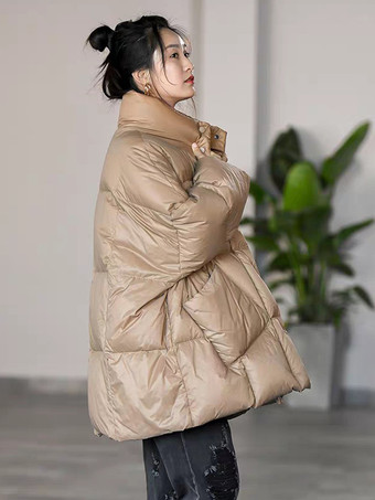 レディース ダウンジャケット シック ポリエステル