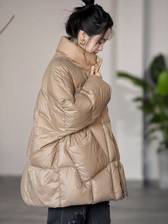 レディース ダウンジャケット シック ポリエステル