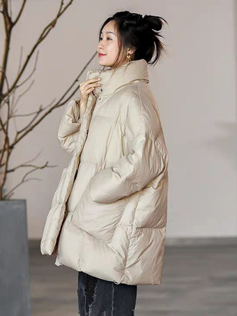 レディース ダウンジャケット シック ポリエステル