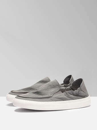 メンズ スニーカー ローファー 快適なポリエステル ラウンドトゥ スリッポン カジュアルシューズ