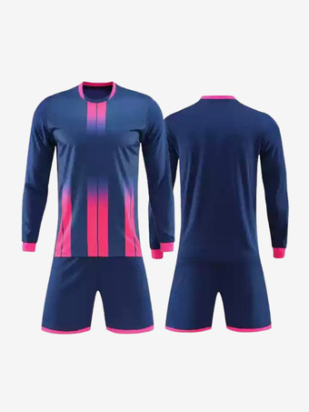 ディープブルーメンズ 長袖 タイダイ カスタマイズ フットボール ジャージ アクティブウェア